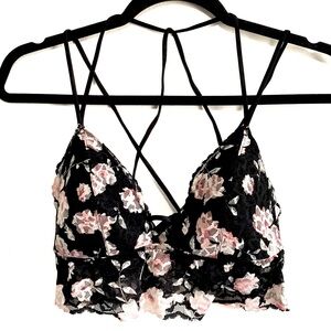 PINK Victoria’s Secret Floral Lace Bralette
